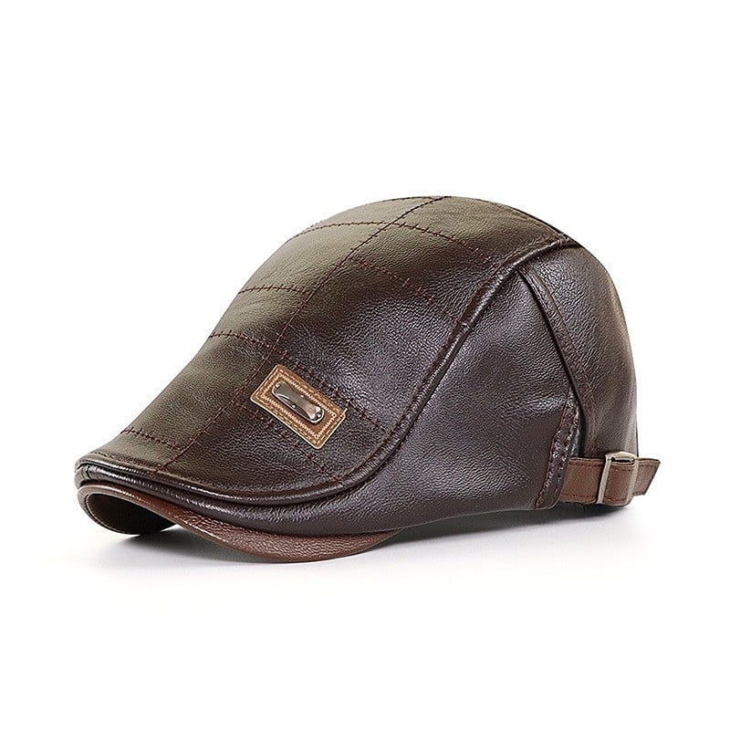 Boina Baret de Cuero – Estilo Clásico