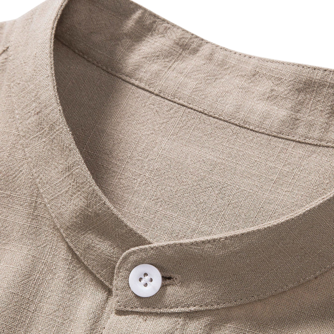 Camisa Elegance Lin-Rayón – Sofisticación y Confort detalles