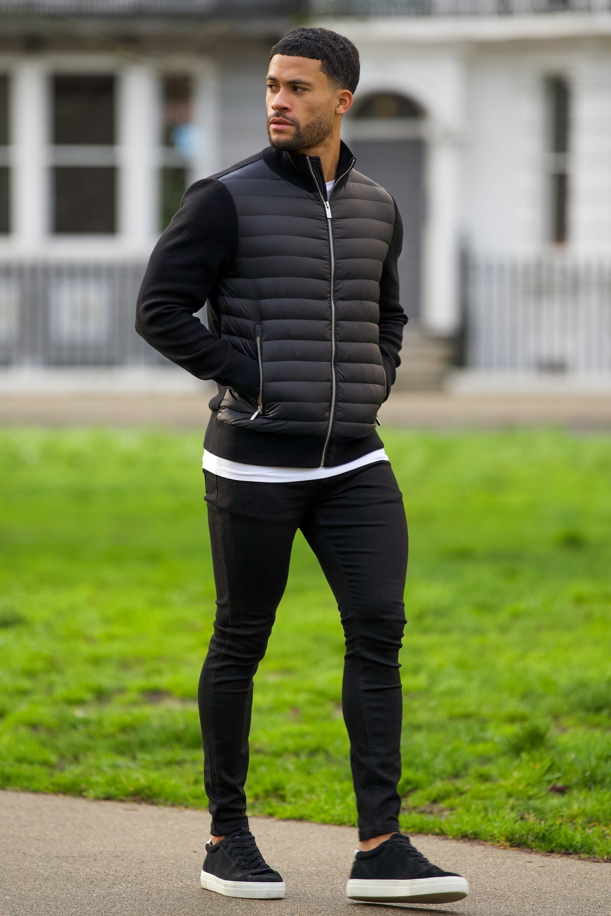 Campera Negra Urbana Elegance – Sofisticación y Estilo