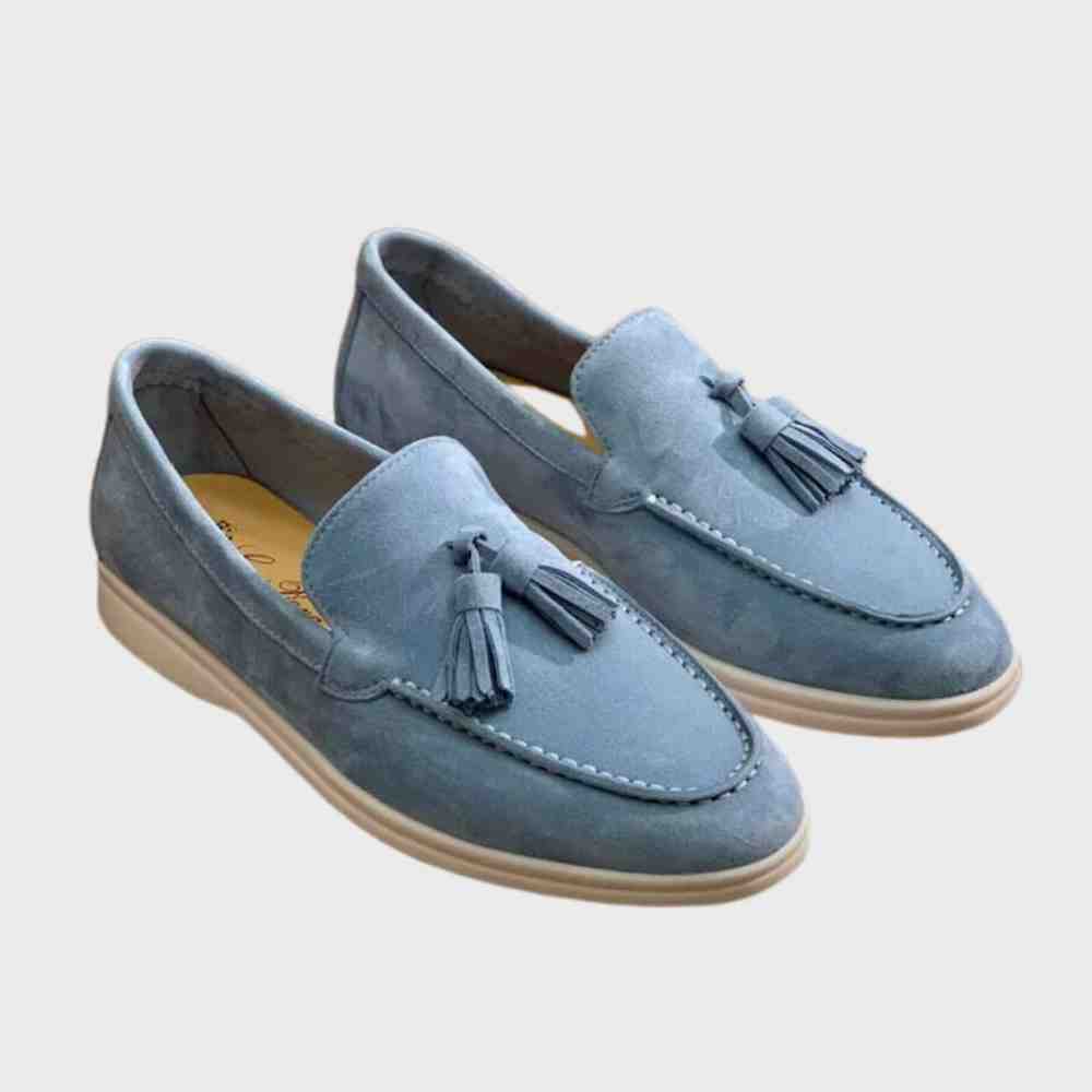 Montalio – Mocasines de Suede Elegantes para Hombres azul
