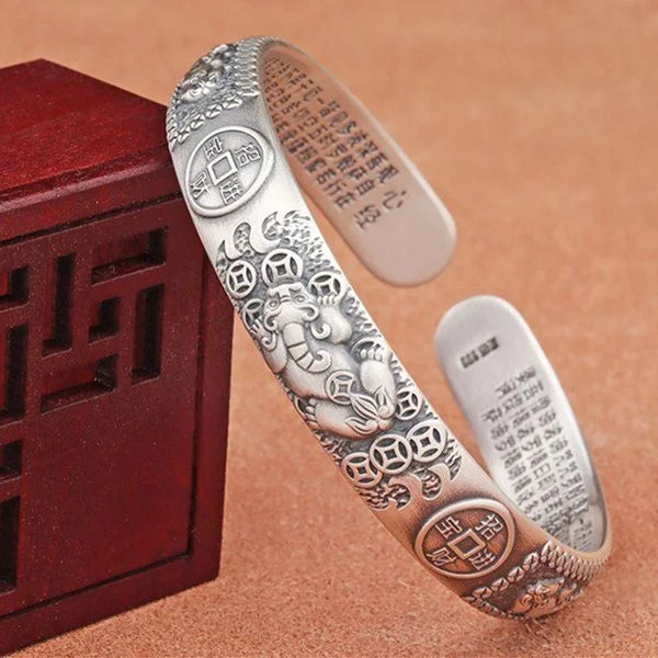 Pulsera Pixiu de Plata 925 – Talismán de Riqueza