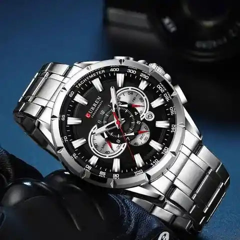 Reloj Elegancia Acero Inoxidable – Precisión y Estilo plata