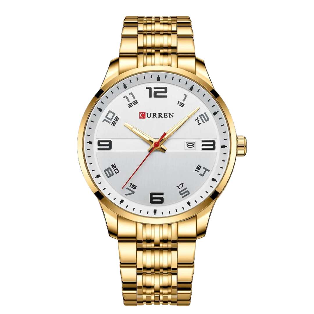 Reloj Titan elite – Autoridad y Precisión Ejecutiva dorado