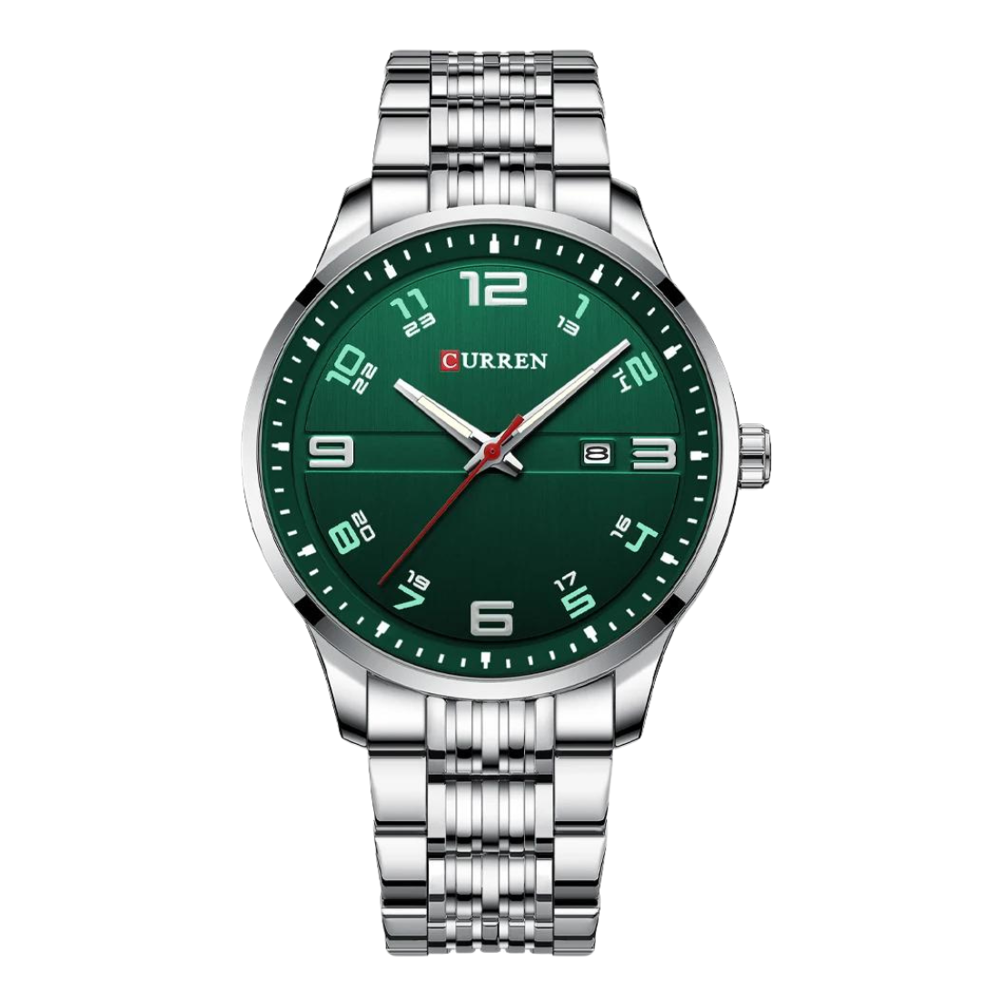 Reloj Titan elite – Autoridad y Precisión Ejecutiva verde