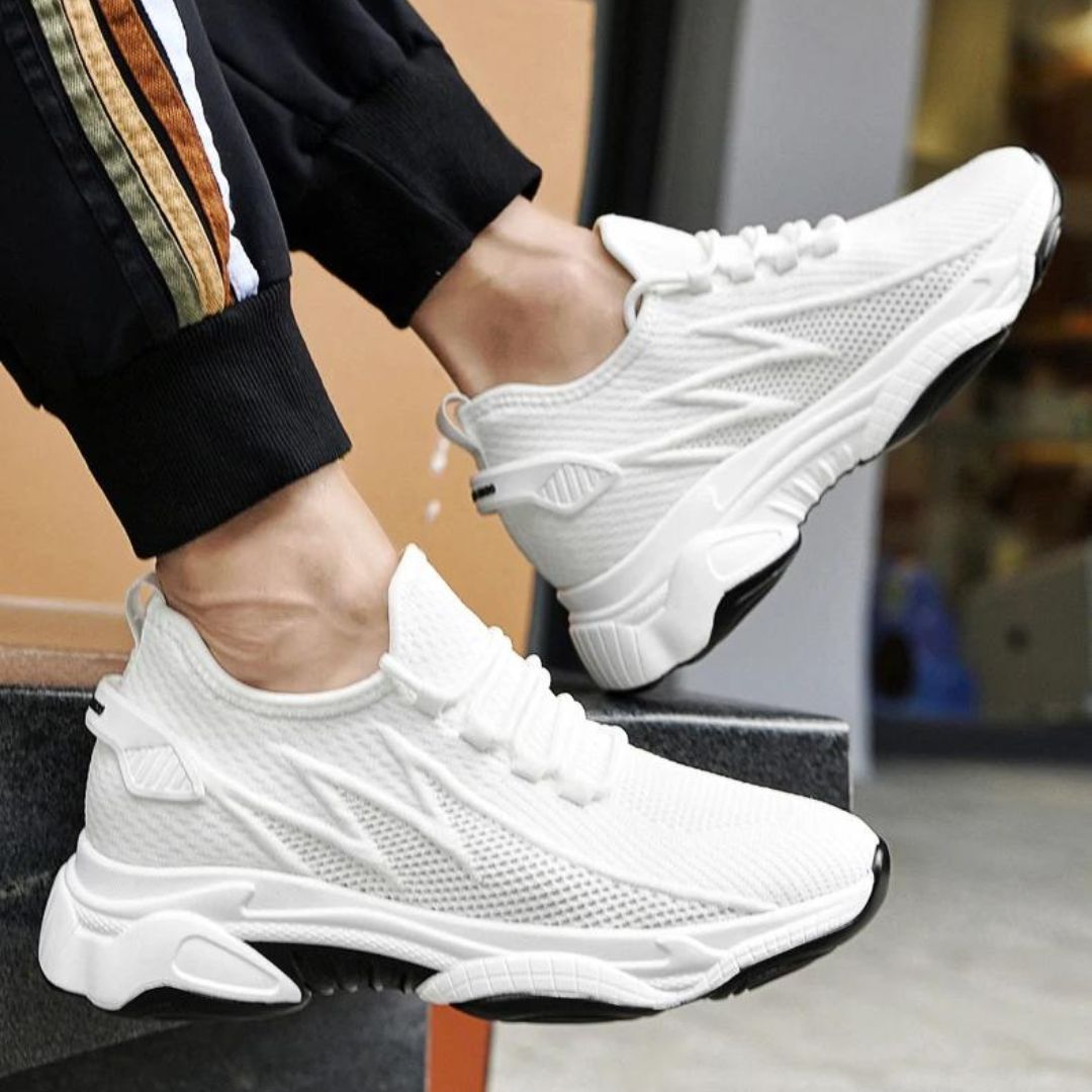 Zapatillas AlturaMax – Elevacion Invisible y Oferta 2x1 blanco