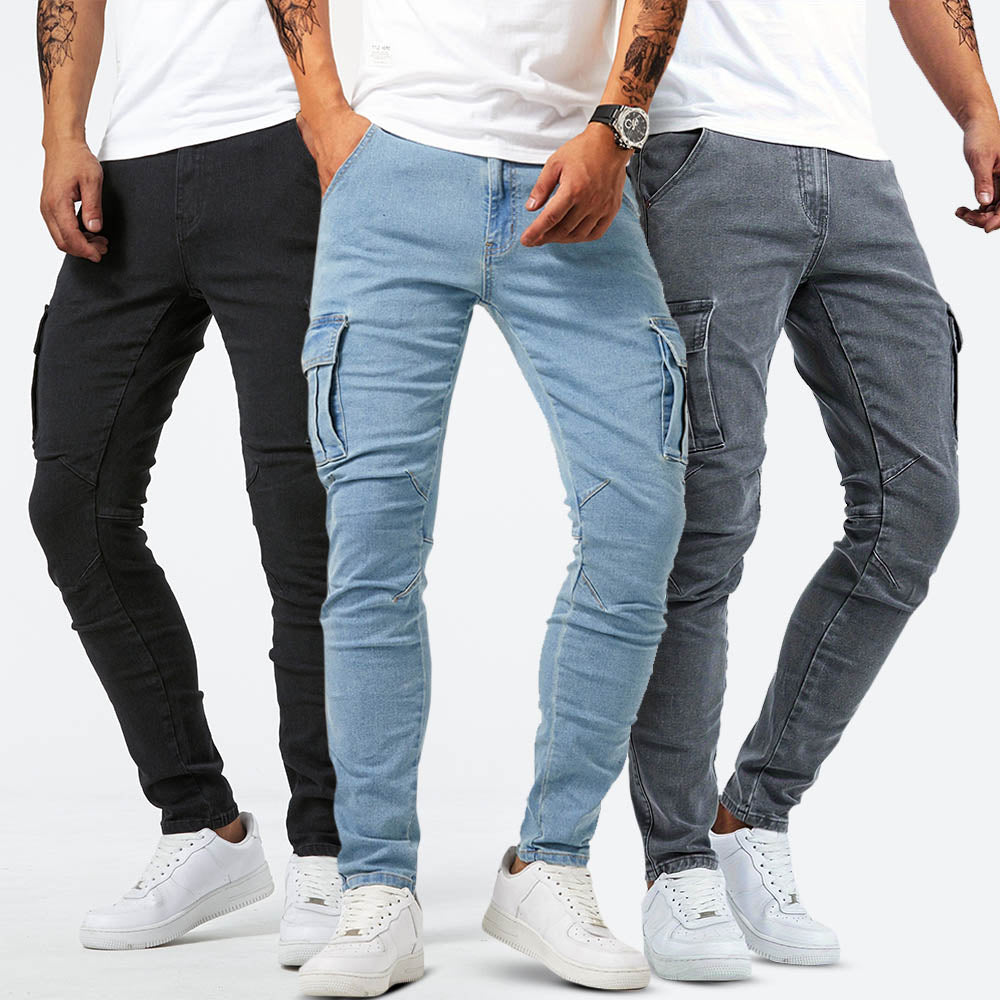 Pantalón Cargo Gerado Denim