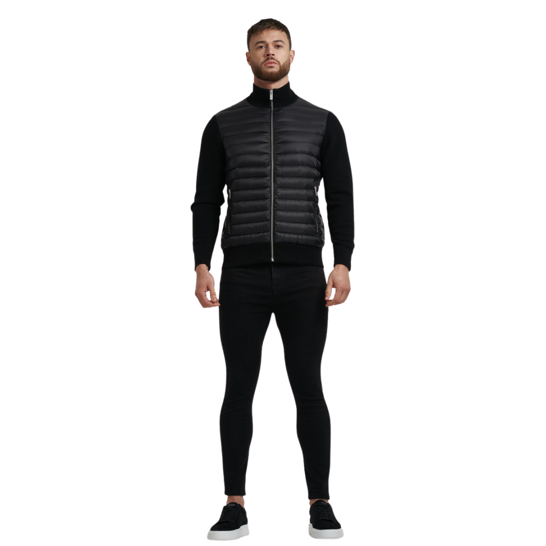 Campera Negra Urbana Elegance – Sofisticación y Estilo