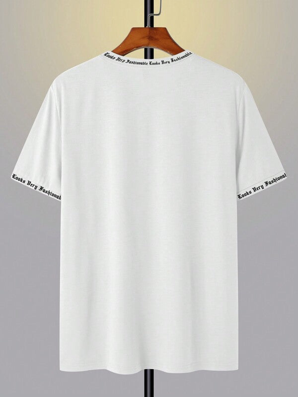Remera Oversize “Los Angeles” con Ribetes en Contraste – Hombre | Paulo Dybala