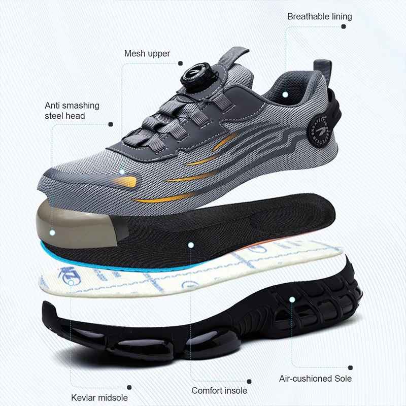 Zapatos de Seguridad SpinXShield Pro – Protección y Estilo